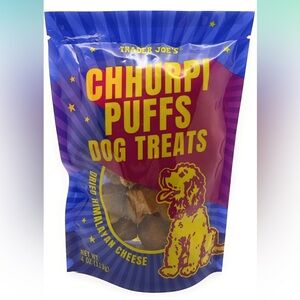Trader Joe’s Chhurpi Puffs Dog treats (4 - 4 oz bags)